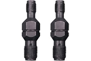 KITUREK 2PCS Spark Plug Thread Chaser Tool, Spark Plug Tapper, High Carbon Steel Insert Tap Repair Set, Double-Ended Spark Plug Chaser Tool with M14 x 1.5/M18 x 1.5 (Type B)