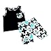 FEITONG 1Set Newborn Toddler Baby Infant Boys Girls Outfit Vest Tops+Shorts Clothes (Age:18-24M, Black)