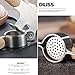 DILISS High-End Garlic Press Wood handle 304 Stainless Steel Professional Heavy Soft-Handled Garlic Press Crusher Mincer Crush Garlic Cloves Ginger