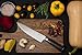 Professional Chef Knife for Kitchen by allChef | Ultra Sharp Carbon Kitchen Knife with Ergonomic Handle for a Strong Grip | Stainless Steel 8 in Kitchen Knife in a Gift Box for Home-Use or Restaurants
