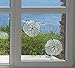 Sand Dollar - Stained Glass Style - See-Through Vinyl Window Decal - Yadda-Yadda Design Co. (MED 5