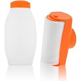 Refillable Paint Roller Kit 500ml Empty for DIY Wall Restoration &amp; Graffiti | Portable Paint Applicator, Easy-Fill Bottle, Smooth Dabber Brush, Ideal for Wall Touch-up and Creative Art Projects, Reusable