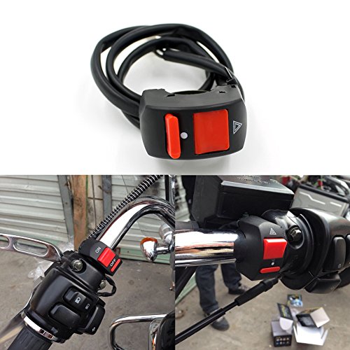 image for UEB Universal Handlebar Motorcycle Accident Hazard Light Switch On/Off