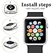 Apple Watch Case 38mm, Apple Watch Screen Protector, Full Coverage TPU iWatch Case, Scratch Proof iWatch Screen Protector for Apple Watch Series 1/2/3 (38mm)