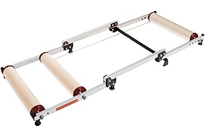 biosp Bike Rollers Foldable Bike Trainer Stand Adjustable Indoor Bicycle Cycling Roller with Resistance for MTB Road Bike Exercise