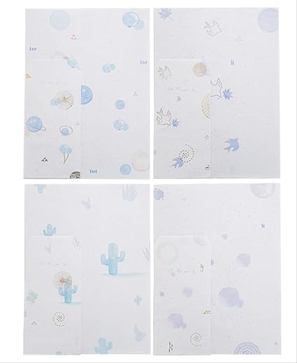 4 Set Buste Per Lettere Set Lettera D Amore Per Studenti Di Cancelleria Carta Da Lettere Bella Lettera Romantica Bianca Piccola Carta Intestata Fresca Una Lettera D Amore Amazon It Cancelleria E Prodotti Per Ufficio