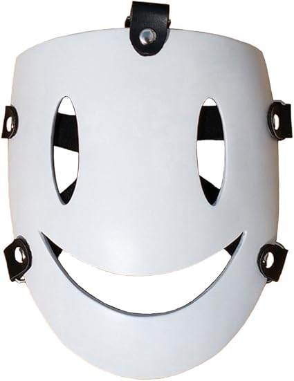 Amazon Com Rulercosplay High Rise Invasion Tenku Shinpan Sonrisa Blanca Mascara De Halloween Cosplay Mascara Clothing
