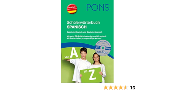 Pons Schulerworterbuch Spanisch 9783125174856 Amazon Com Books