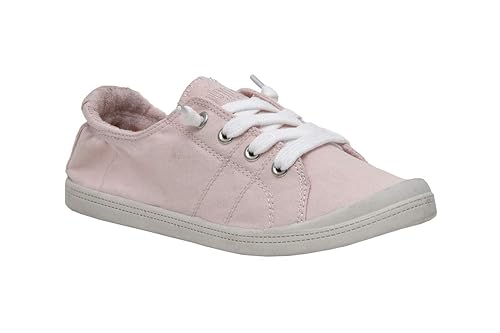 pale pink canvas shoes