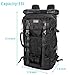 BuyAgain Travel Backpack, 3 in 1 Carry on Backpack 33L Waterproof Hiking Rucksack Traveling Camping Outdoor Backpack Travel Bag for Men Women