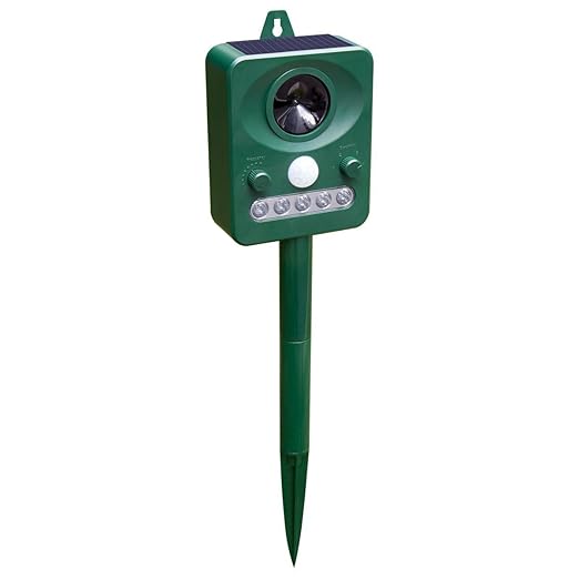 Animal Pest Repellent, Soeland Outdoor Solar Electronic Ultrasonic Repeller,Animals Control, Pest Control, Dog and Cat Repellent,Birds Repellent, Raccoons Repellent, Rats, Home and Garden Protection