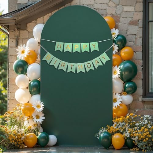 Hunter Green Arch Backdrop Cover