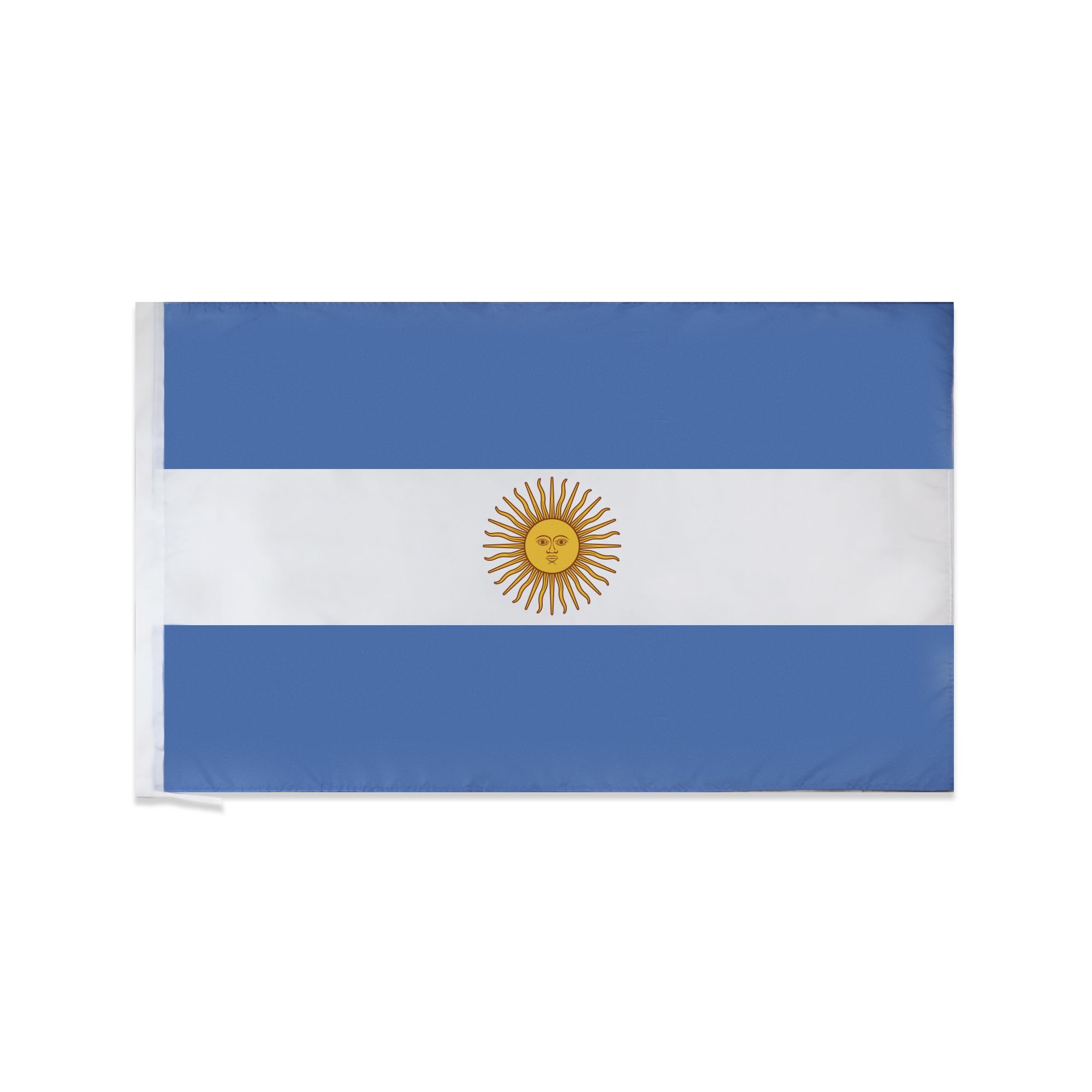 AZ FLAG - Argentina Flag - 3x5 Ft - Light Polyester Argentine Banner with Sleeve - Fade Resistant - Vivid Colors - 3' x 5' Feet - 150x90 Cm