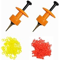 Kit Bait Bander Per Pesca - 2 Attrezzi Con 200 Anelli Per Esche, Per Pellet E Vermi - Foto 9