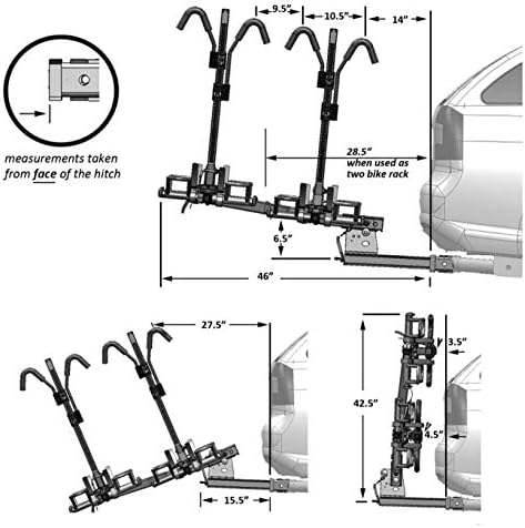hollywood platform bike rack