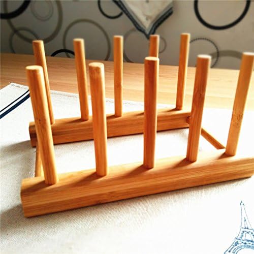 Solid wood bowl rack Mug holders Dish rack Bamboo mug tree rack Litchi cutting board Shelf Shelf-A 18.5x12x10cm(7x5x4)