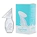 Breastfeeding Pump With Lid Manual Breast Pumps Hands Free Milk Collector Milk Saver To Catch Leaking Milk While Nursing 100% Food Grade Silicone