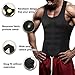 Junlan Men Workout Tank Top Vest Gym Shirt Weight Loss Waist Body Shaper Sauna Suit Slim Corset Compression Clothes