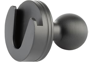 Bulletpoint Mounting Solutions Aluminum Handheld CB Radio Mic Holder Mount with Integrated 20mm Ball