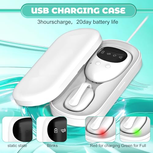 Wireless Bedwetting Alarm, Pee Alarm with 3 vibration modes and Loud Sound for Potty Training, USB-C Rechargeable Enuresis Sensor for Boys Girls Kids Adults & Elderly
