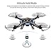 DBPOWER FPV Drone with HD Wifi Camera Live Video, Altitude Hold and One Key Taking-off & Landing, Phone Controlled RC Quadcopter