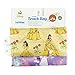 Bumkins Disney Baby Reusable Snack Bag Small 2 Pack, Princess (Belle/Princess Purple)