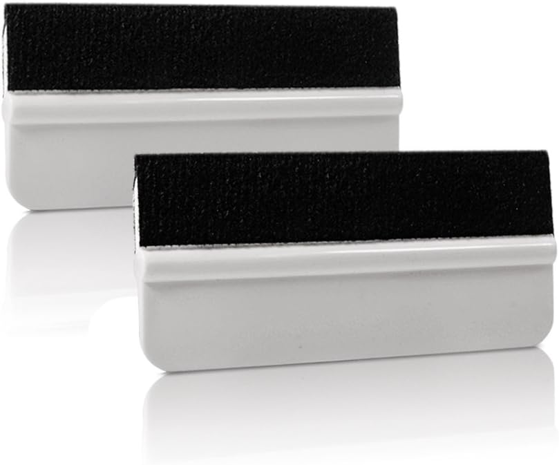EHDIS Vinyl Scraper 4 inch Felt Squeegee for Vinyl ,Window Tinting, Sign Marking, Film Installing,Decal Applicator Tool - Pack of 2: Automotive