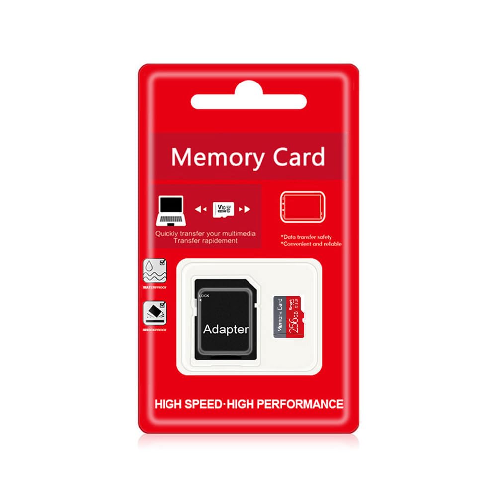 Photo 1 of 256GB TF Memory Card, Class 10 UHS-I Ultra High Speed TF Card with SD Adapter