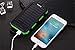 20000mAh Solar Power Bank Solar Charger Waterproof Portable Battery Charger with Compass for iPad iPhone Android Cellphones (Green)