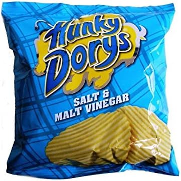 Hunky Dorys Salt & Vinegar - 45Gm - Pack of 50