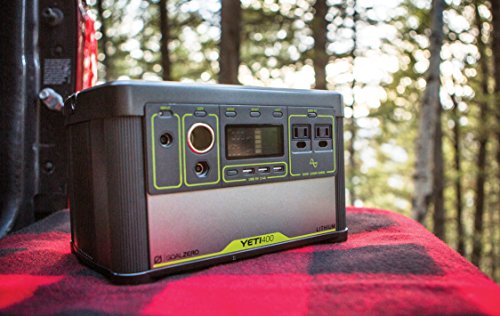 Goal Zero Yeti 400 Lithium Portable Power Station, 428Wh Rechargeable Generator and Backup Power Source with 300 Watt (1200 Watt Surge) AC inverter, USB, 12V Outputs