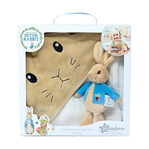Peter Rabbit PO1600 Kuschelmantel & Plüschtier Set, Mehrfarbig, Einheitsgröße
