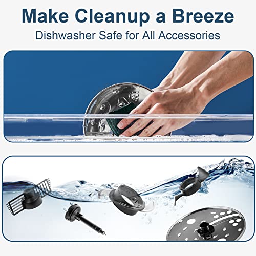 Electric Food Processor, MOSAIC 5 Function Electric Chopper for