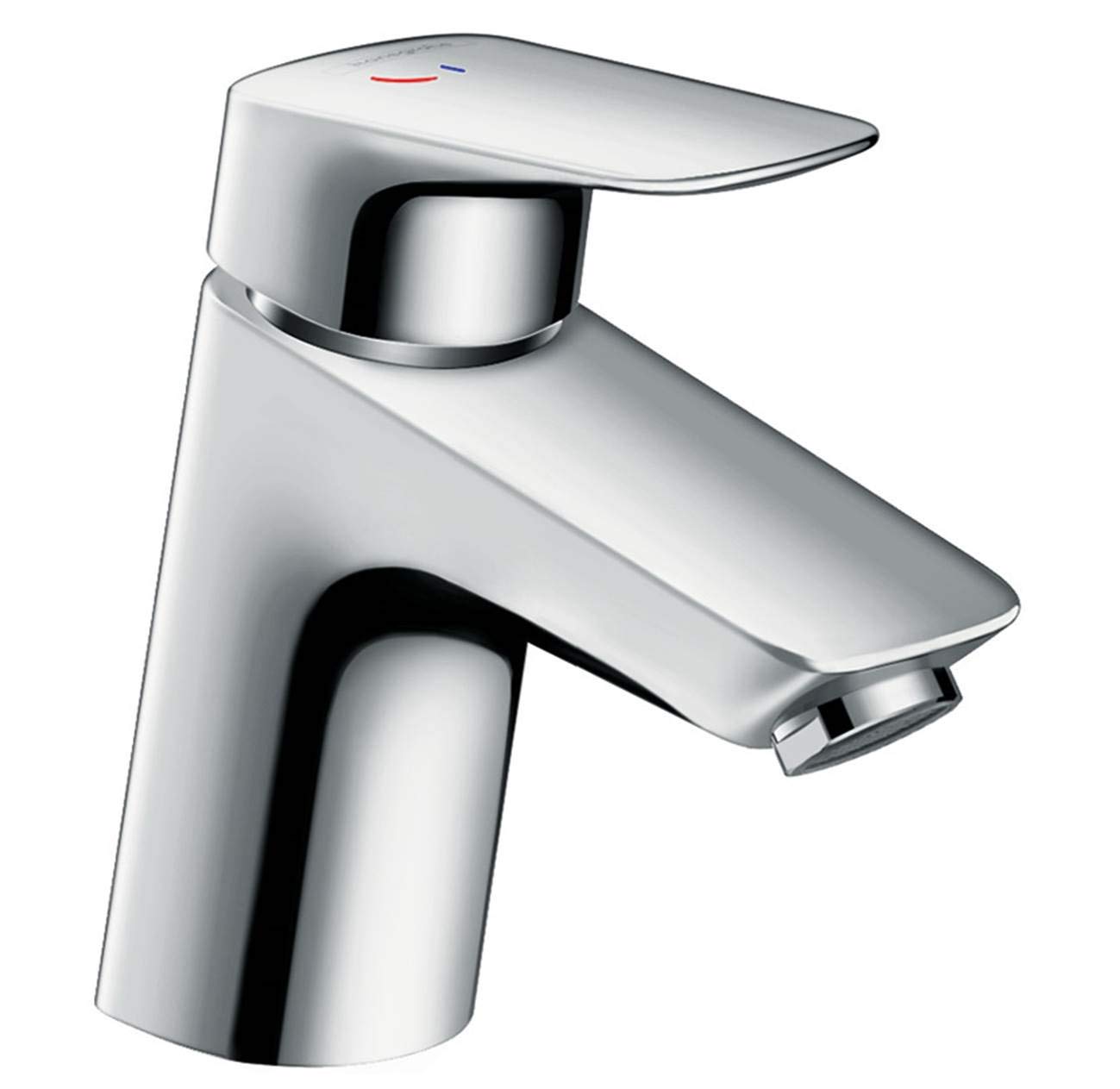 Hansgrohe 71015000 MyCube CoolStart Basin Mixer, Chrome, Pour Petit lavabo-7 cm Sous bec