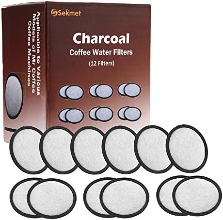 12-Pack Replacement Charcoal Water Filter Disks For Mr Coffee Machines By Sekmet