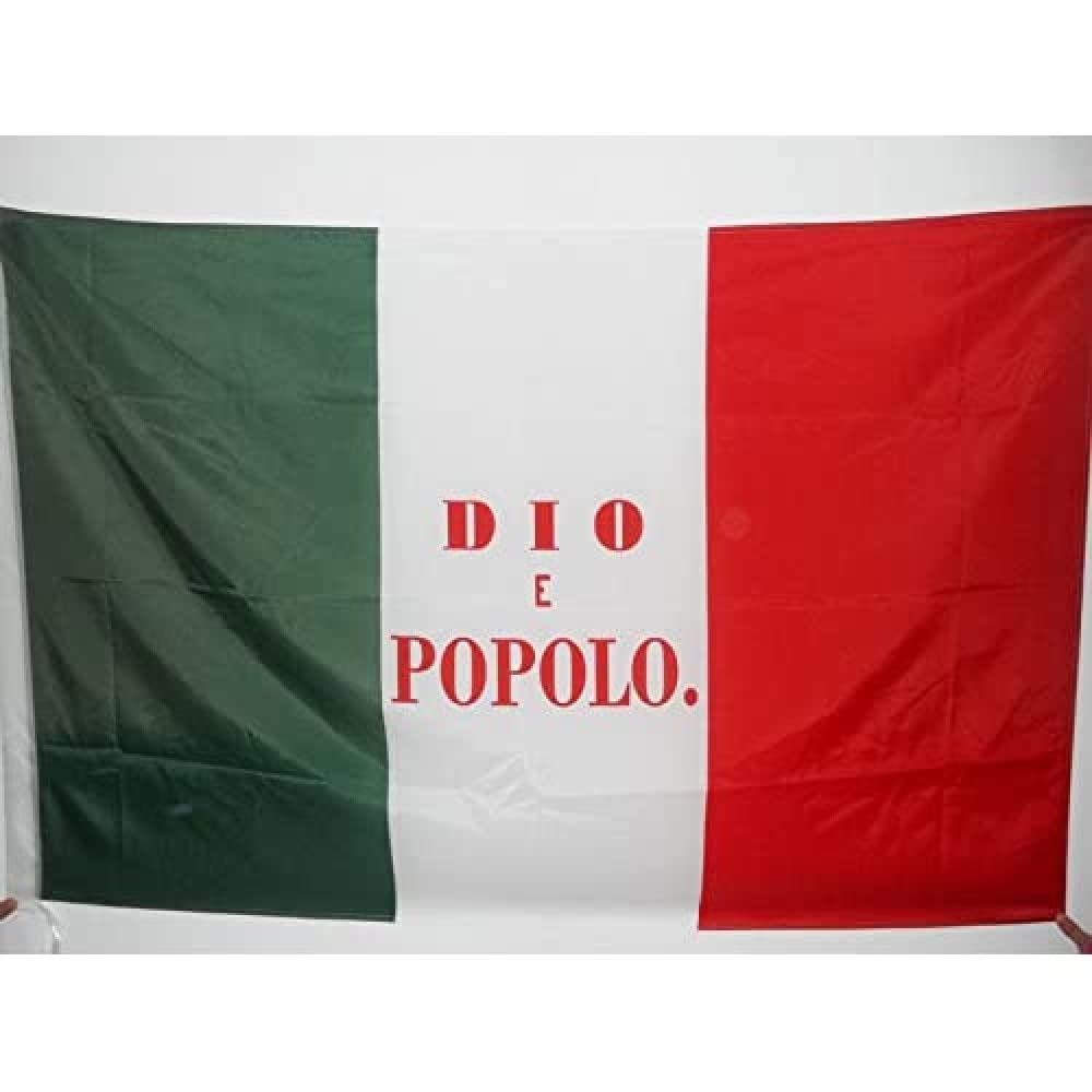 AZ FLAG - Roman Republic 1849 Flag - 2x3 Ft - Former Italian Banner with Sleeve - 100% Polyester - Fade Resistant - Vivid Colors - 2' x 3' Feet - 90x60 Cm