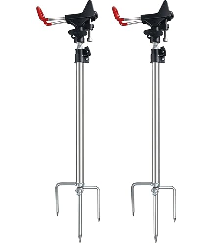 bank fishing rod holders amazon Permi-Step 3 Position Bank Fishing Rod Holder  Takedown Rod Holders