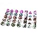 FLASHOWL Polyhedral Dice Set Table Games Dice 5 Sets Dice 5 x 7 with Pouches Die Series D20, D12, D10, D8, D6, D4 DND dice DND RPG MTG Double Colors One Piece, 5 Sets with 5 Colors (35 Pieces)