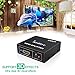 KELIIYO Hdmi Splitter HDCP V1.4 1x2 Powered Hdmi Splitter Dual Monitors 1 in 2 Out Support Full HD 1080P 3D Resolution for Xbox PS4 PS3 Fire Stick Roku Blu-Ray Player (1 Input 2 Outputs)