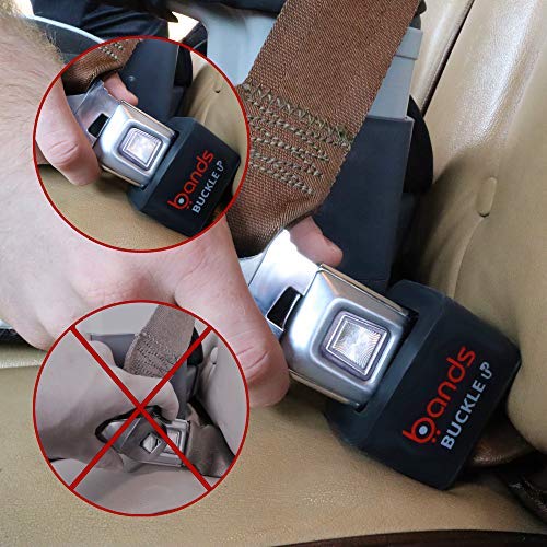 Bands 2 Pack Car Seat Belt Buckle Holder Easy Installation Toddler Booster Seat Helper Keeps