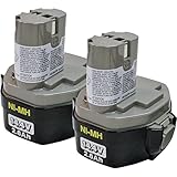 Makita 194157-8 1434 14.4-Volt 2-3/5-Amp Hour NiMH Pod Style Battery, 2-Pack