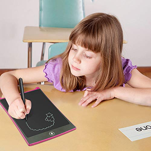 Girls Gifts Age 3-12, Tisy LCD Doodle Board Writing Drawing Tablet for Kids Toddler Teen Toys for 3-12 Year Old Girls Birthday Presents Gifts for 3-12 Year Old Rose Red TSUSWDT05 - Thumbnail 2