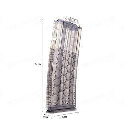 WORKER 15 Stefan Short Darts Honeycomb Magazine for