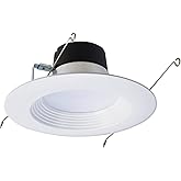 Halo 4-inch All-Purpose Integrated LED Retrofit Recessed Trim Downlight, White