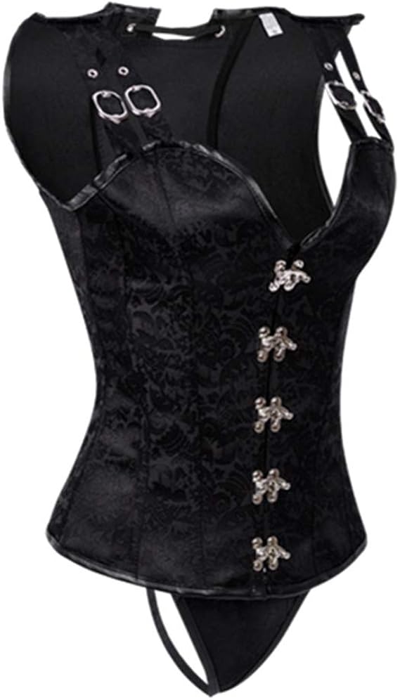 Corsets for Women Vest Tops Corset Bustier Red and Black Waist Corset
