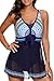Urban Virgin Womens Swimdress Tummy Control One Piece Swimsuit Swim Dress Bathing Suits Swimwear with Boyshort for Women Deep Blue