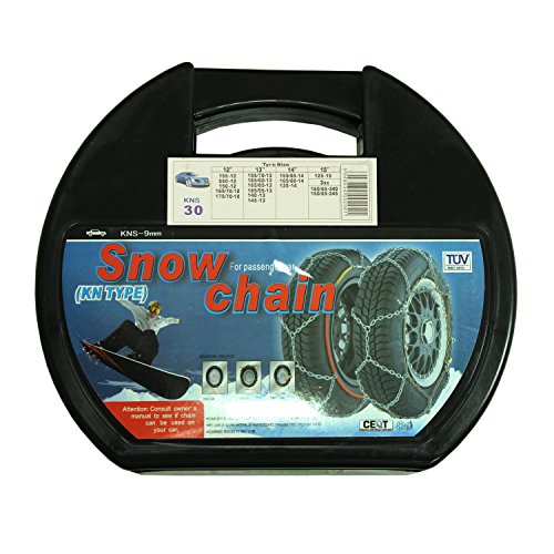 ALEKO Size 30 Pair of Passenger Car Snow Chain 9mm - Thumbnail 2
