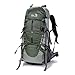 SUNVP 50L Lightweight Hiking Backpack Outdoor Sport Nylon Water-resistant Internal Frame Trekking Bag with Rain Cover for Climbing Camping Travel Mountaineering