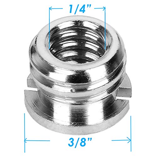 (10 Packs) Fotasy Stainless Steel 3/8