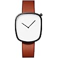 TOMI Fashion Business Mens Quartz Wrist Watches Waterproof Square Stainless Watch Gifts for Him Students Women Husband Boyfriend
